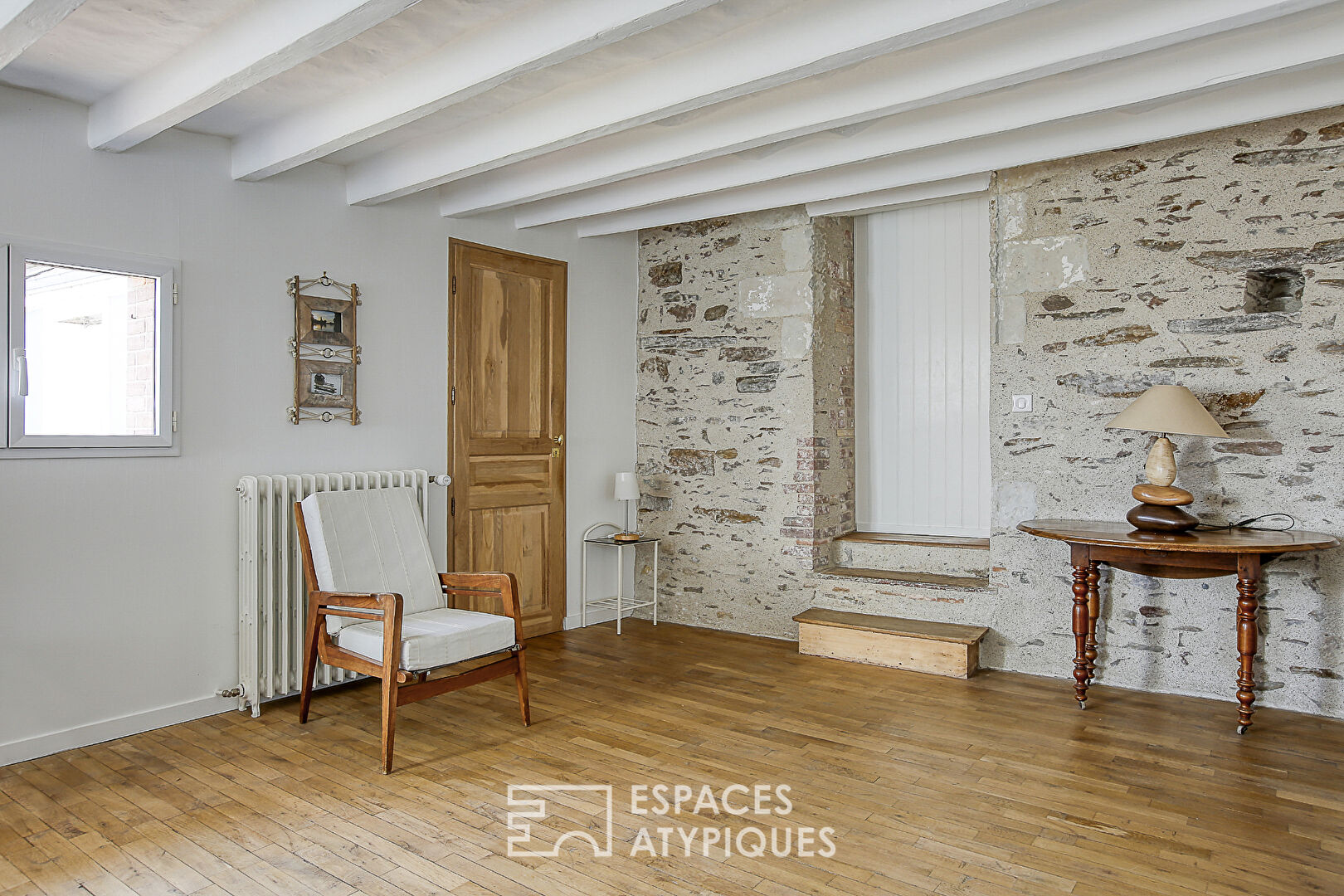Entre ciel et Loire, élégante maison de marinier rénovée