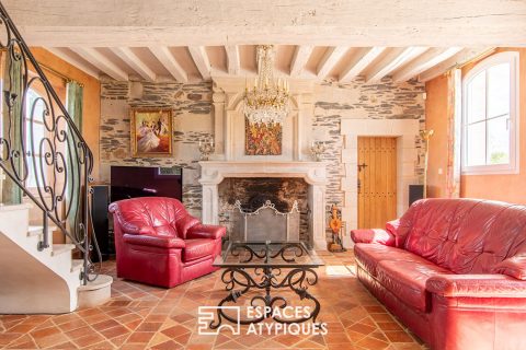 Authentic and charming farmhouse in a peaceful location