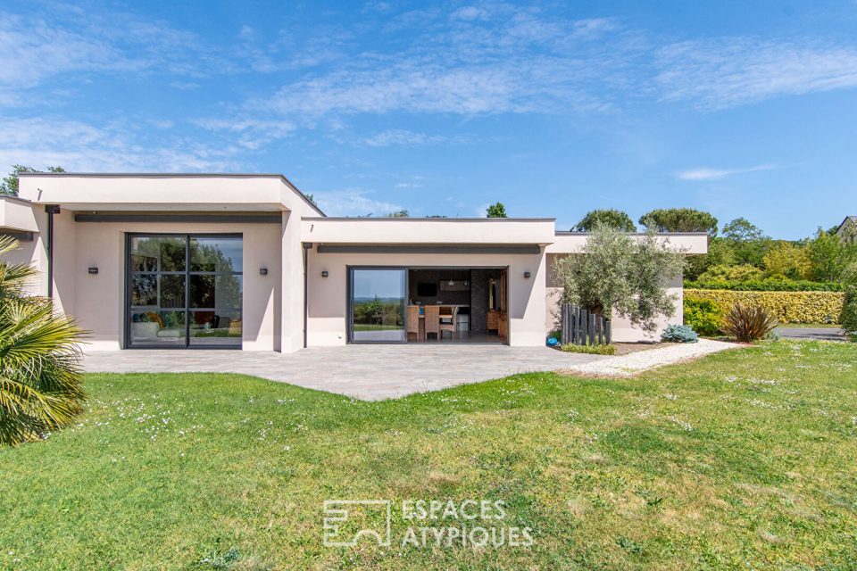 Elégante maison au style californien