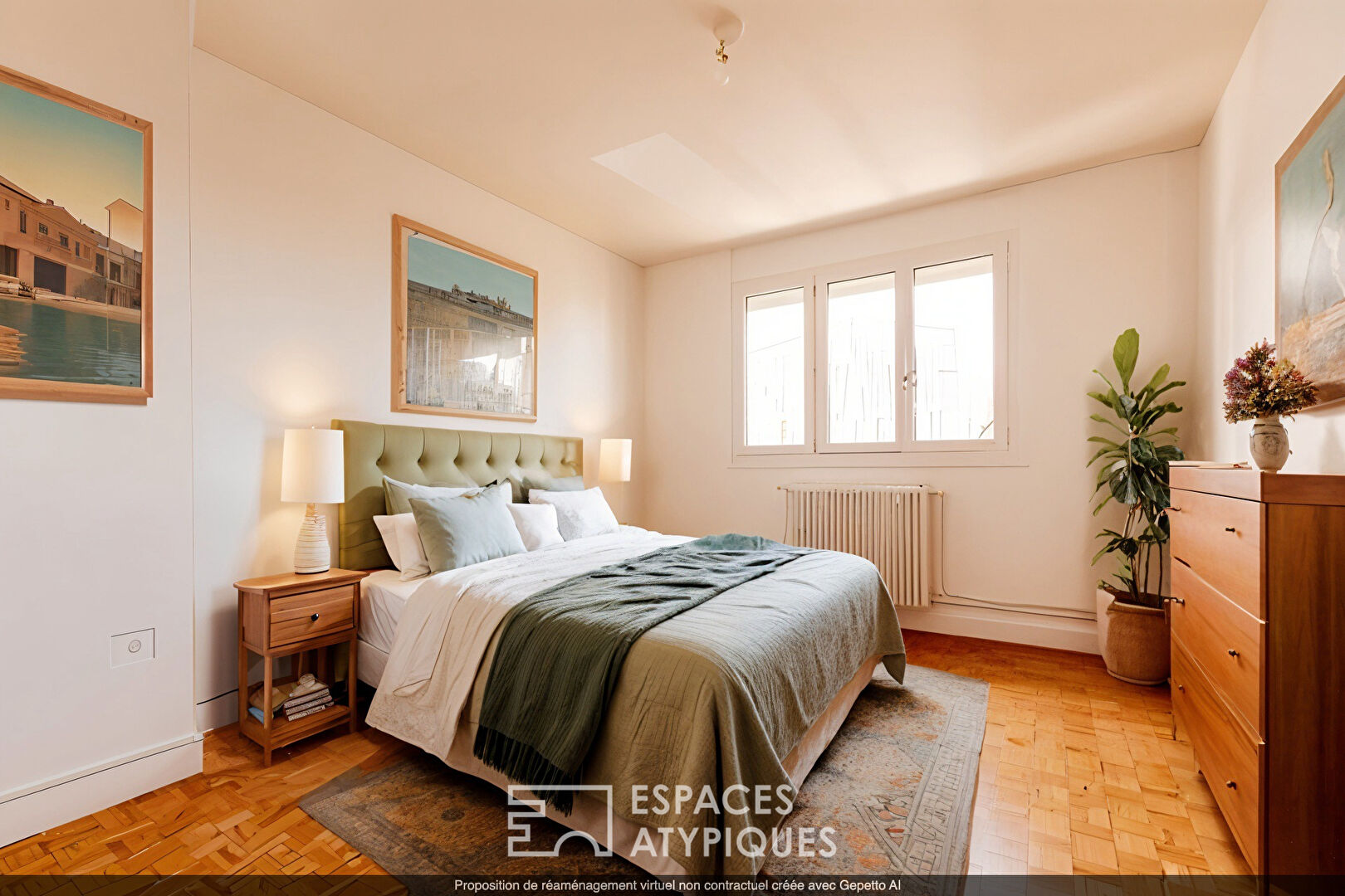 Grand appartement avec vue, à 300m de la Place de la Visitation.