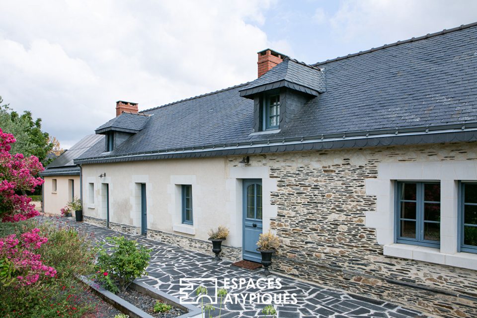 Elégante longère XIXe alliant charme et modernité