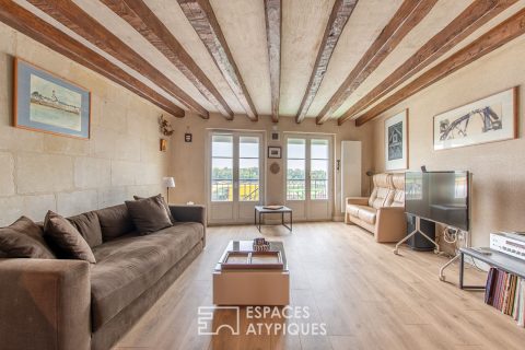 Authentique maison de bourg avec vue Loire