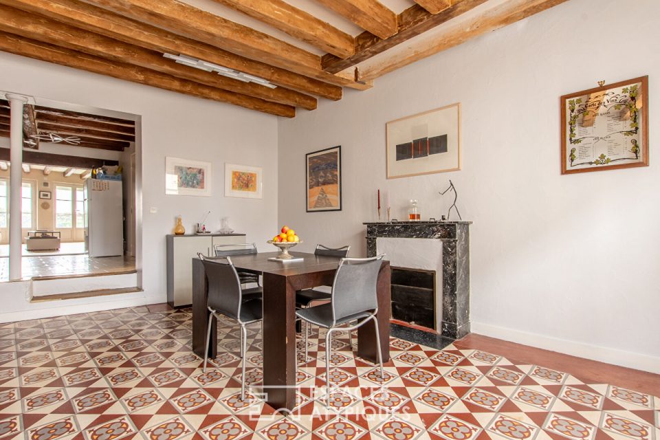 Authentique maison de bourg avec vue Loire