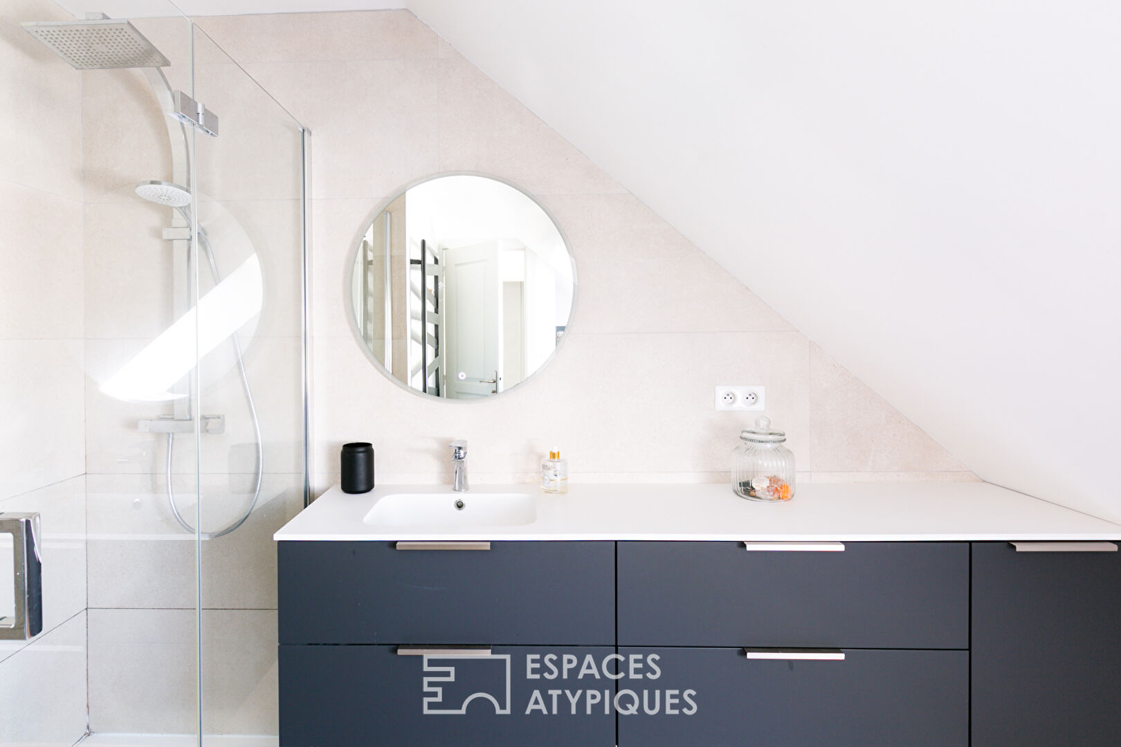 Modern house with swimming pool and large garden