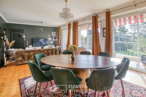 Appartement niché au sein de la canopée angevine