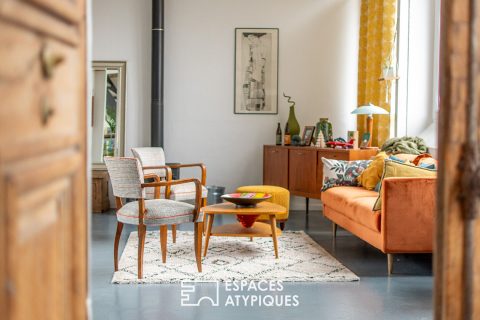 Loft-style family home with swimming pool in the heart of La Possonnière