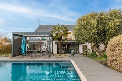 Maison familiale contemporaine aux volumes exceptionnels