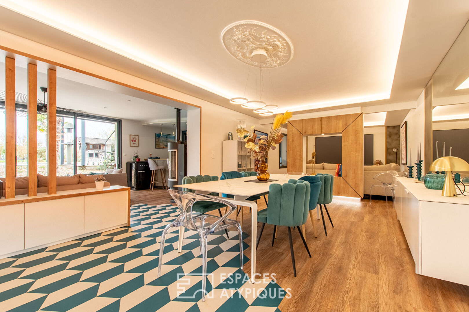 Maison familiale contemporaine aux volumes exceptionnels