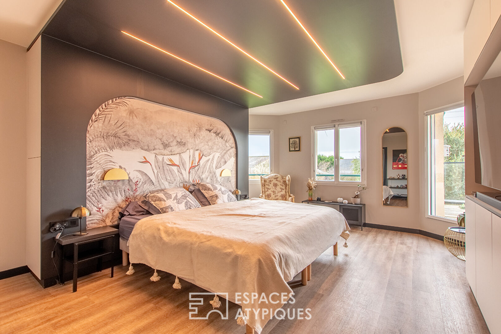 Maison familiale contemporaine aux volumes exceptionnels