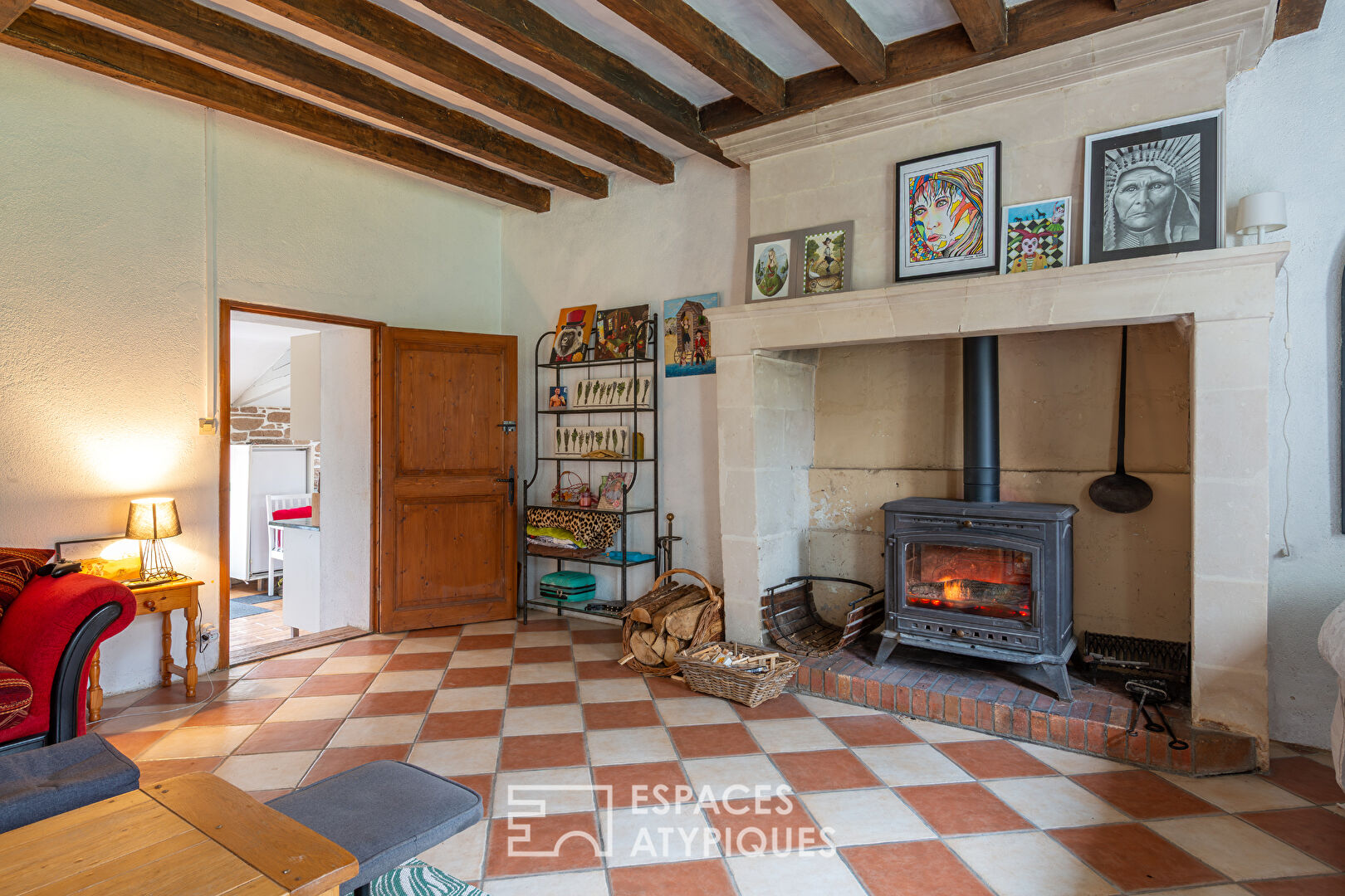 Longère de caractère avec extension en bois