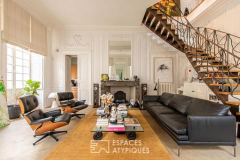 Elegant character duplex in the heart of the city