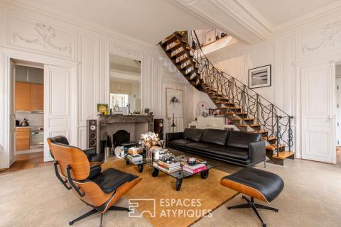 Elegant character duplex in the heart of the city