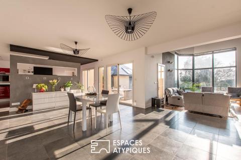 Elégante maison contemporaine et familiale