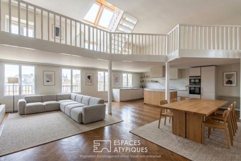 L&rsquo;insoupçonnable appartement triplex à réinterpréter