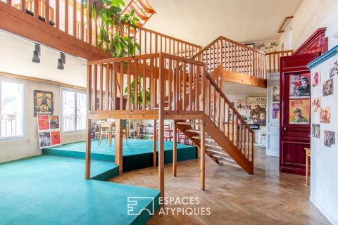 L&rsquo;insoupçonnable appartement triplex à réinterpréter
