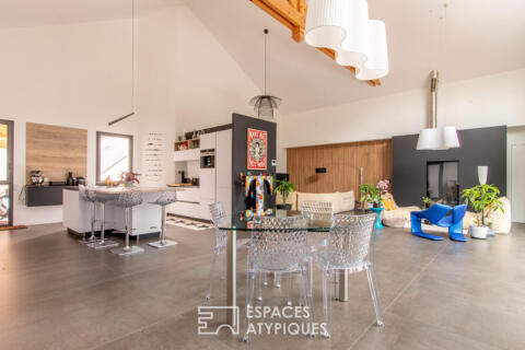 Sublime maison contemporaine de plain pied