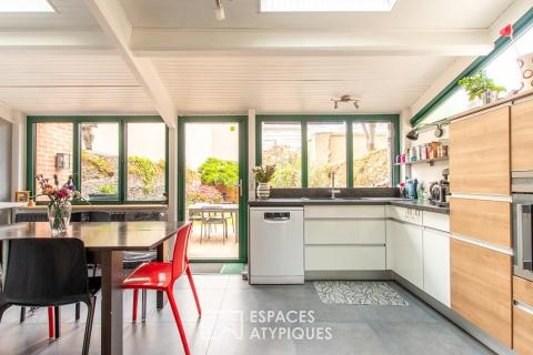 Maison angevine avec son jardin calme