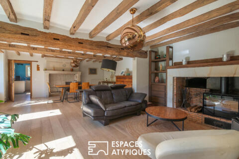 Character farmhouse in a bucolic environment