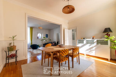 Belle maison angevine rénovée avec son jardin calme