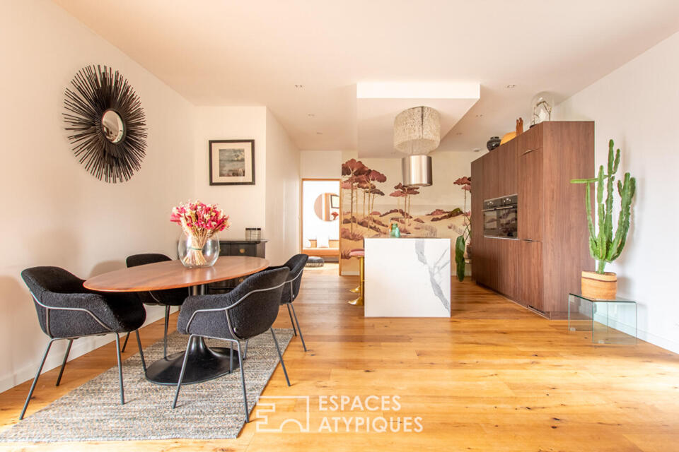 Chaleureuse maison contemporaine