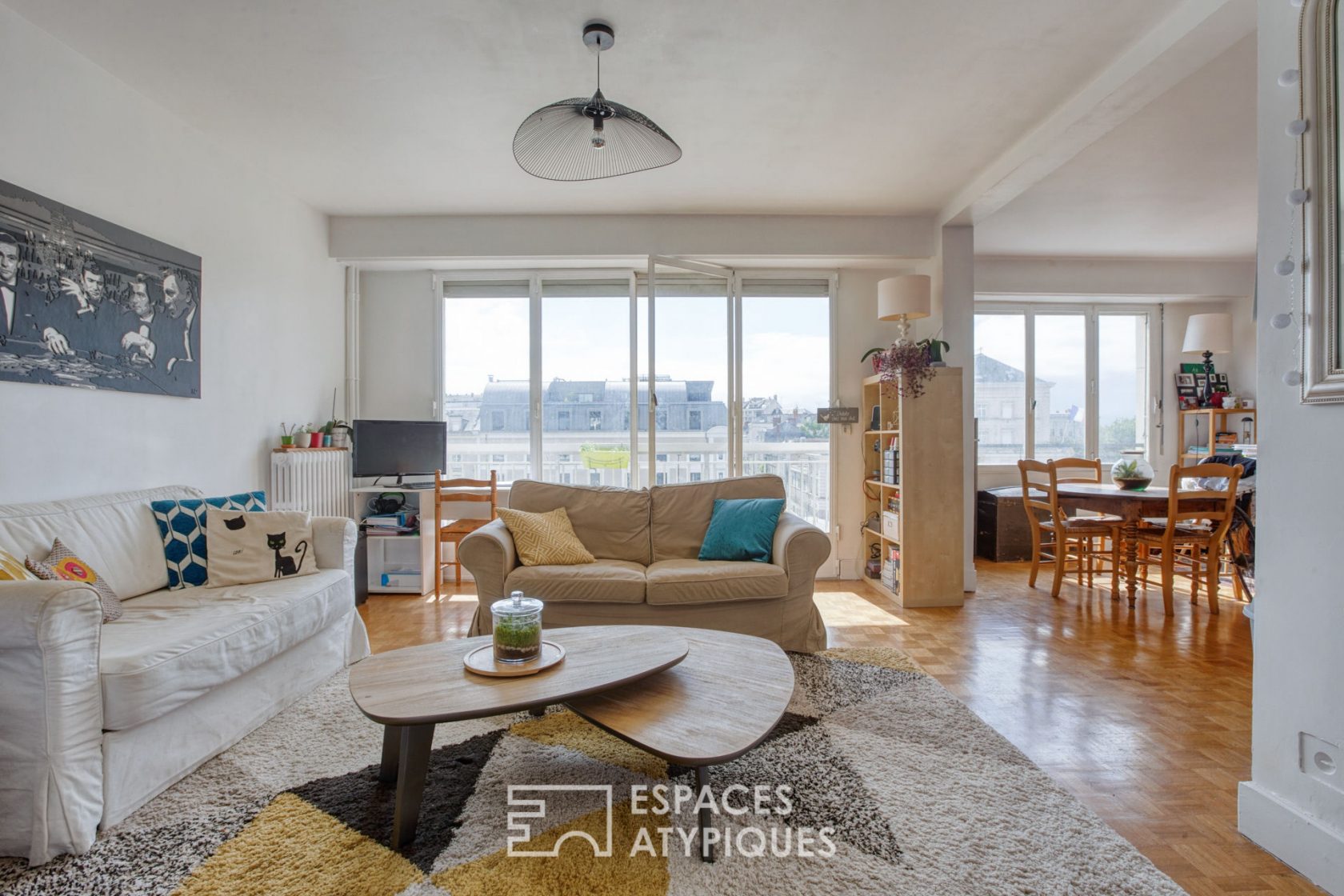 L’accueillant : appartement lumineux avec sa vue dégagée