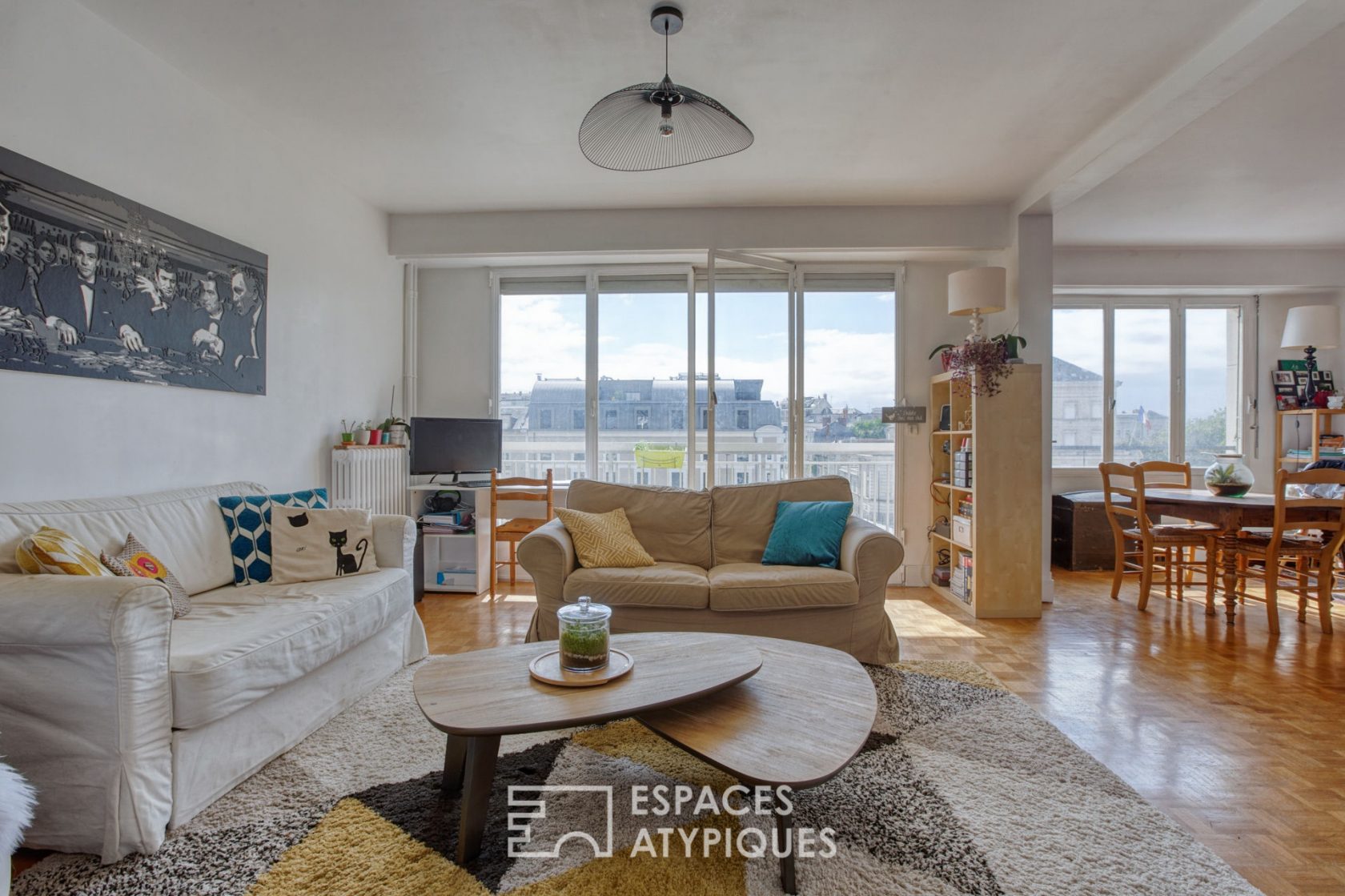 L’accueillant : appartement lumineux avec sa vue dégagée