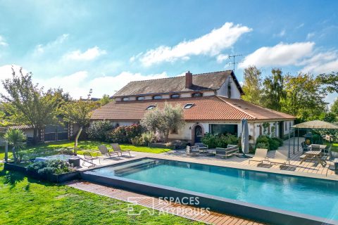 Propriété d’exception : Authentique longère rénovée