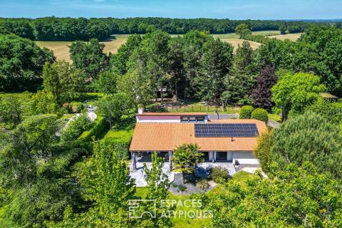 Maison familiale dans un écrin de verdure