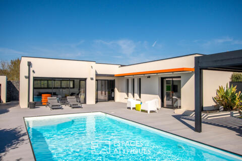 Maison contemporaine avec piscine