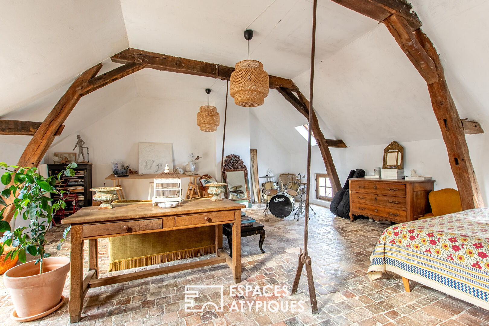 Maison d’artiste en coeur de ville avec vue Loire