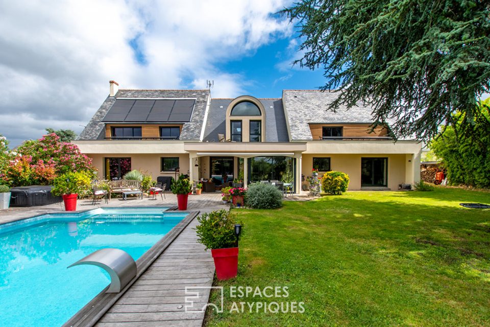 Somptueuse maison d'architecte avec piscine