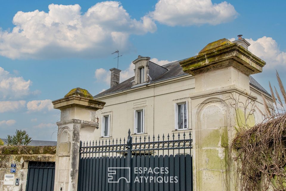 Maison de maître sur parc arboré et immeuble de rapport