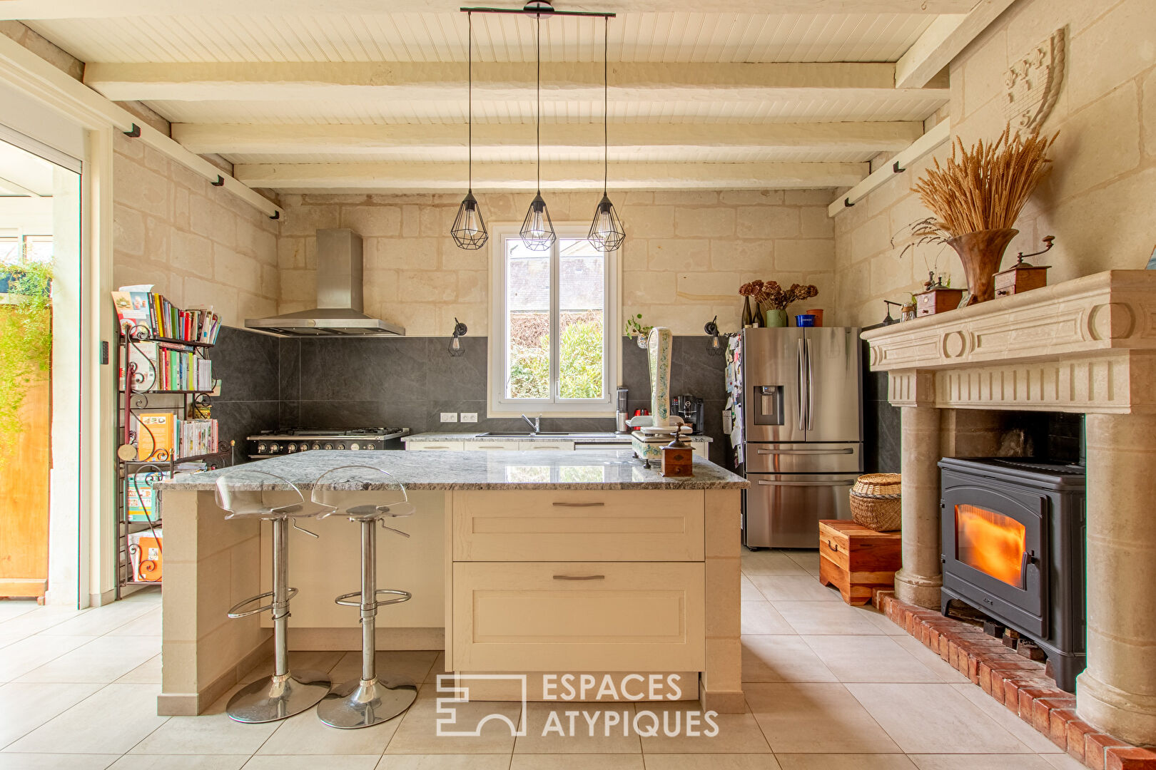 Maison de maître sur parc arboré et immeuble de rapport