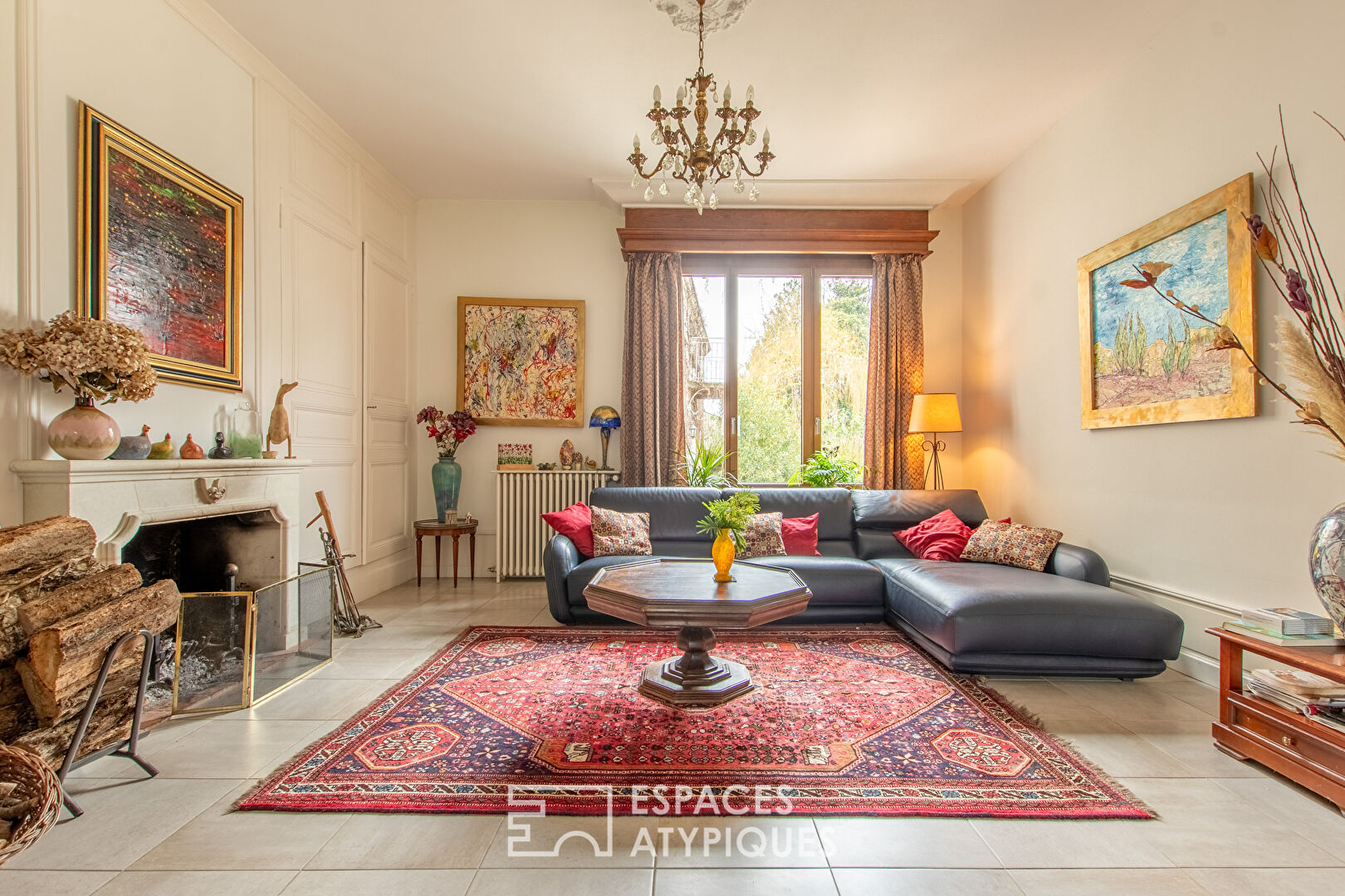 Maison de maître avec appartement attenant et parc arboré