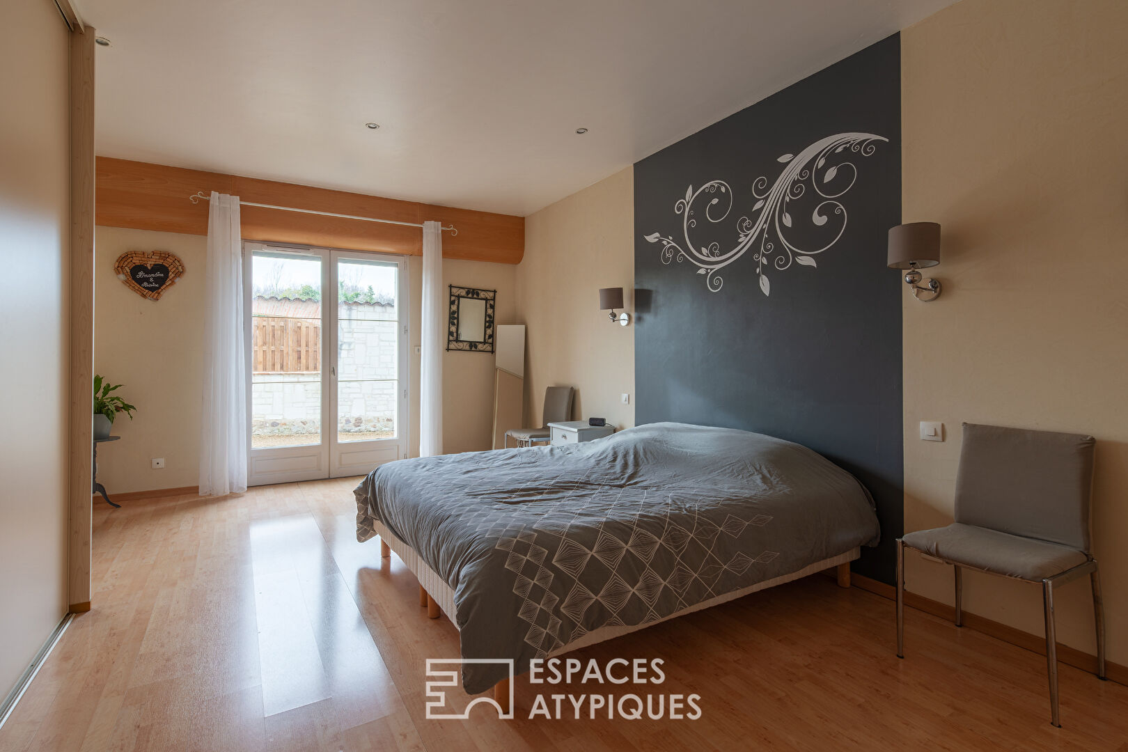 A charming house in a landscaped setting