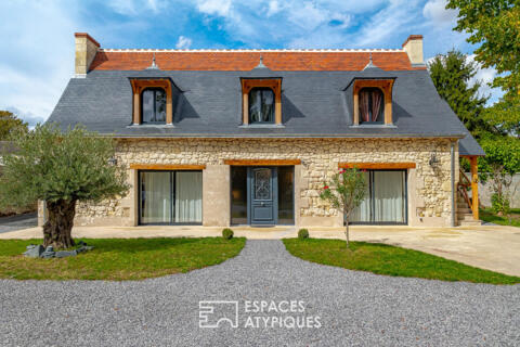 Maison de caractère rénovée et son jardin bucolique