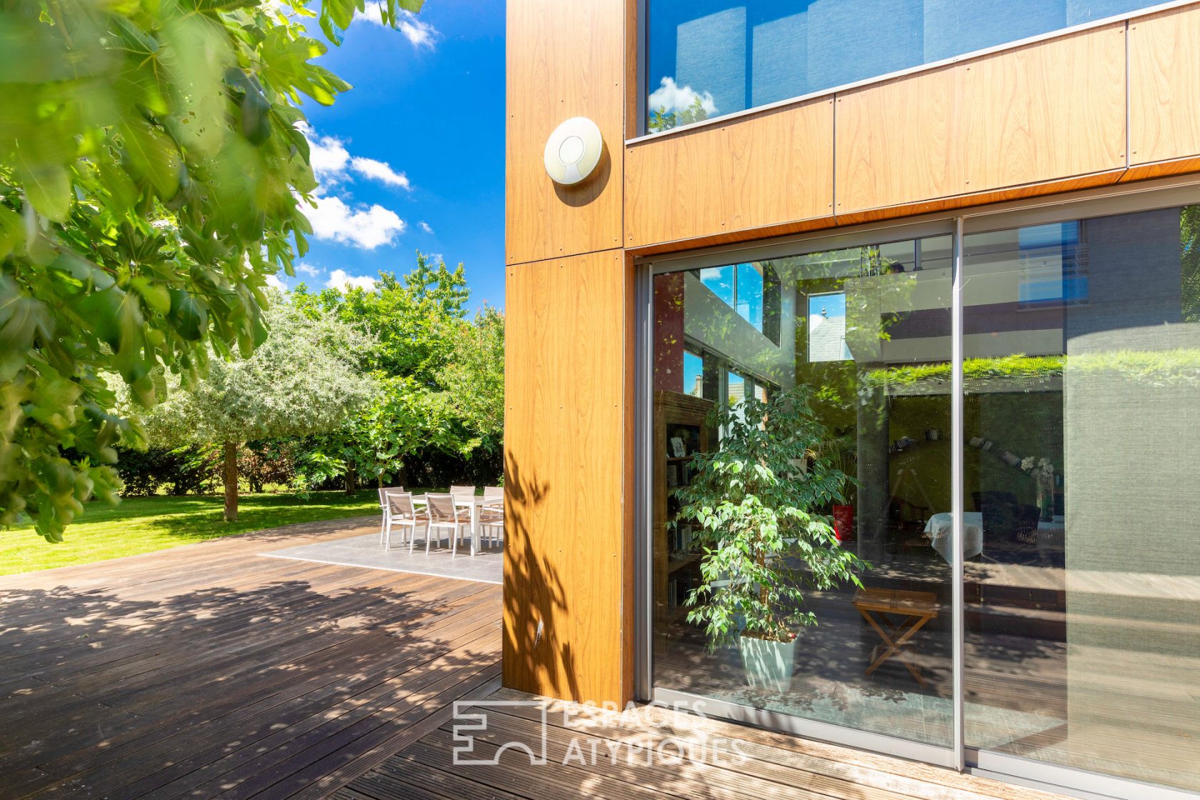 Contemporary house from an old rural building