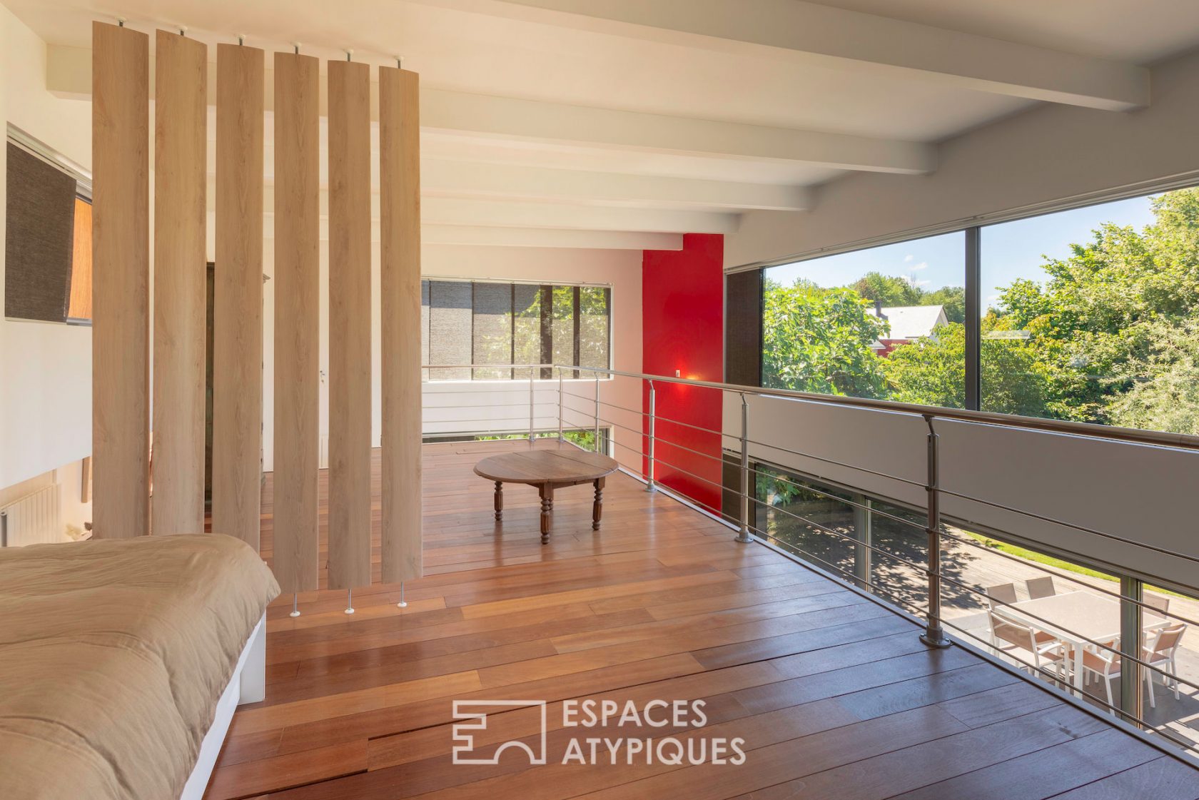 Contemporary house from an old rural building