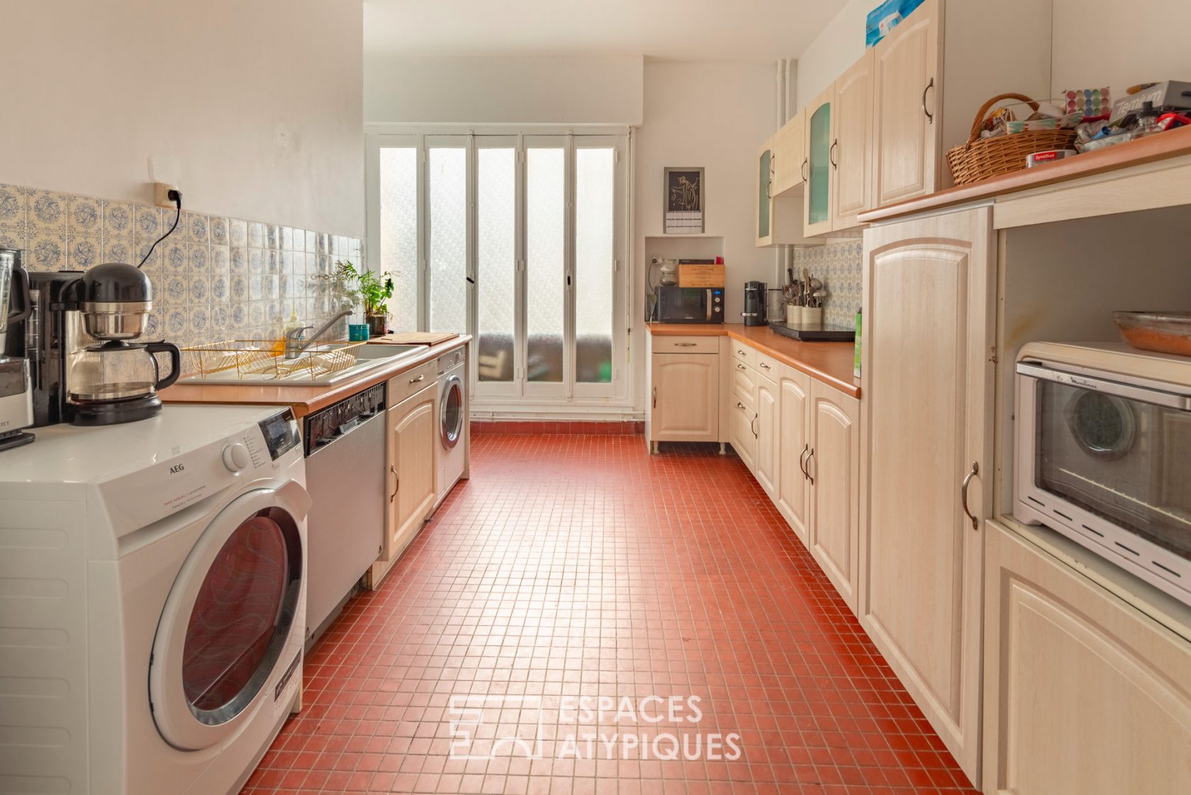 19th century apartment revisited with garden and panoramic view