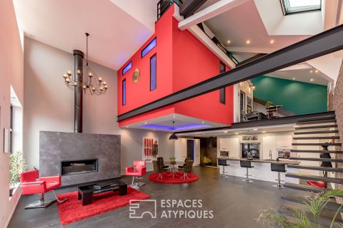 Loft contemporain  dans un ancien cinéma de quartier