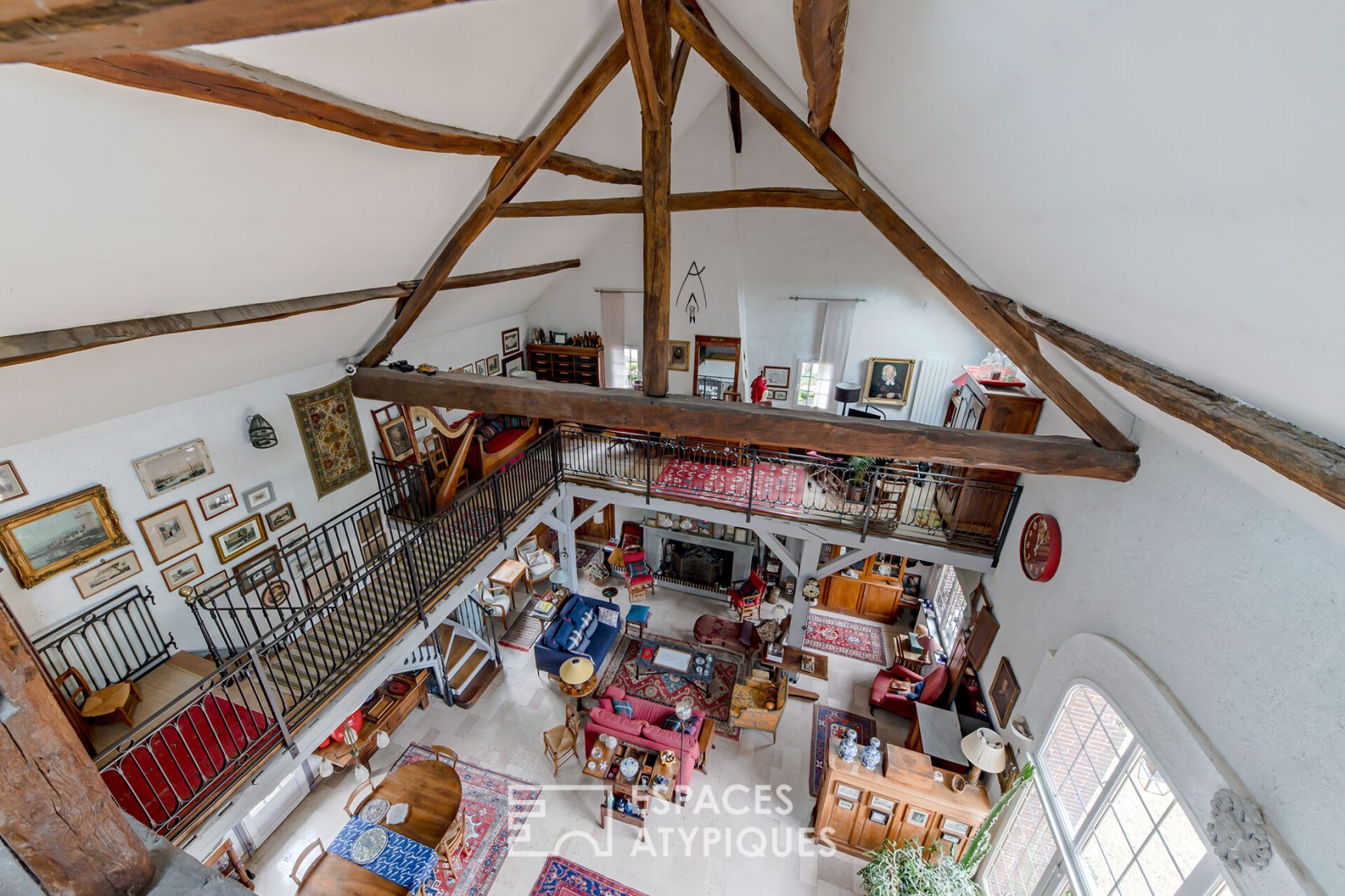 Ancienne grange à foin réhabilitée et sa maison d’amis