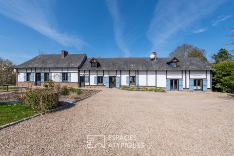Renovated farmhouse and its gîte in a rural setting