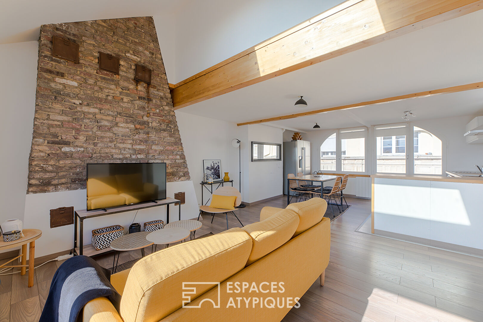 DÉJÀ LOUÉ – Duplex meublé avec vue imprenable sur Rouen