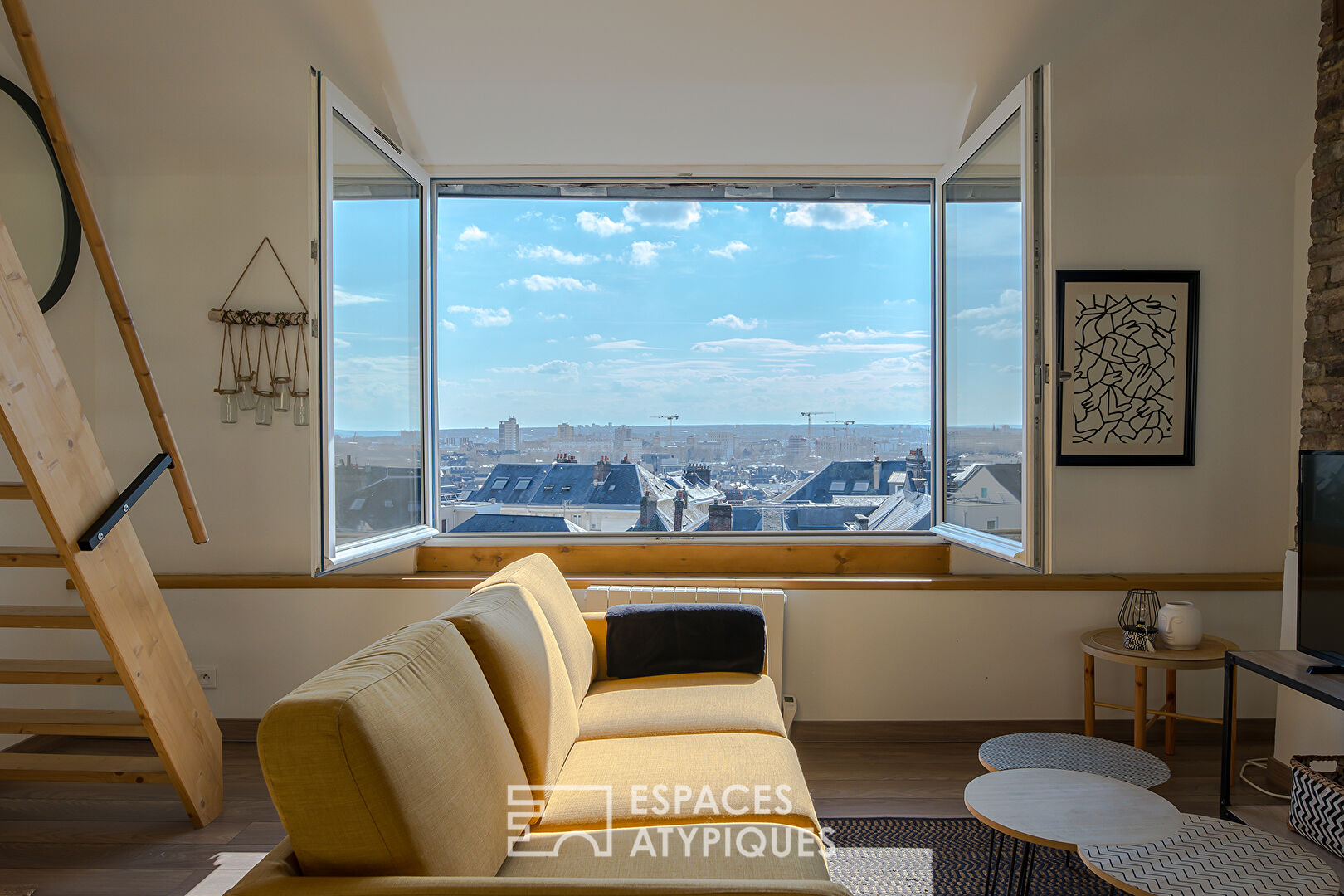 Furnished duplex with breathtaking view of Rouen