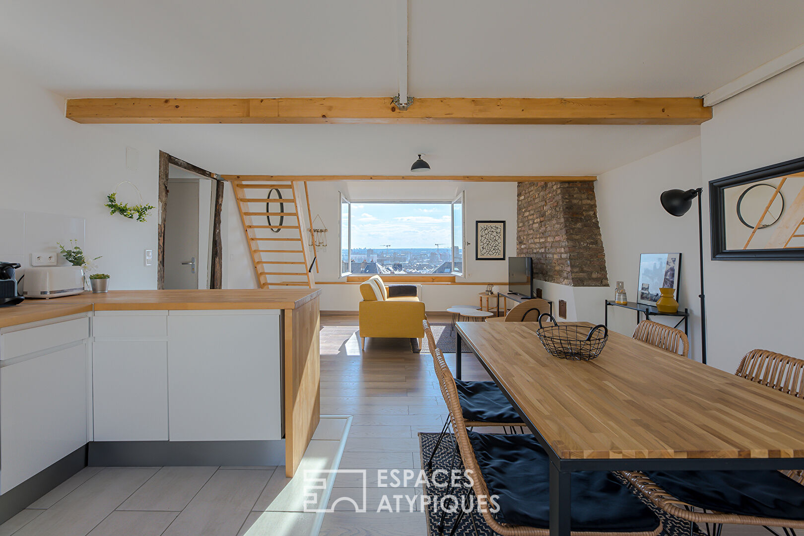 DÉJÀ LOUÉ – Duplex meublé avec vue imprenable sur Rouen