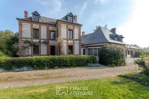 Ancienne boulangerie de village avec parc paysagé et dépendances