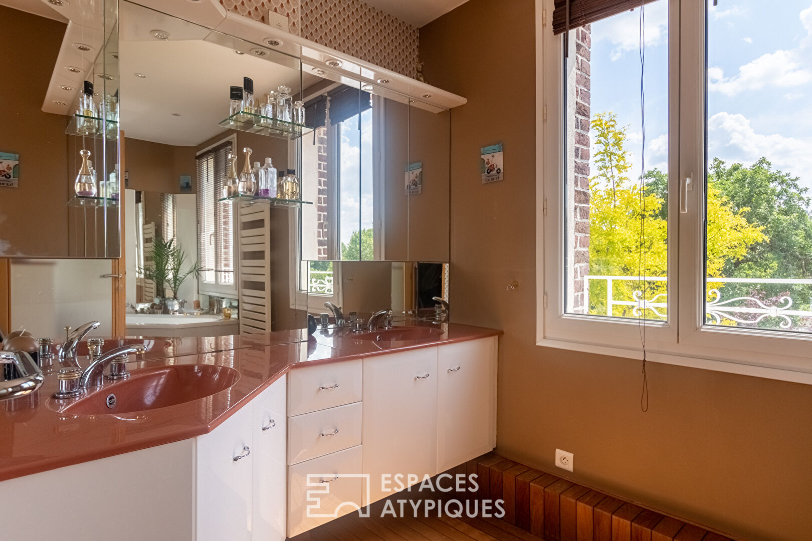 Old renovated farmhouse with indoor swimming pool and outbuilding