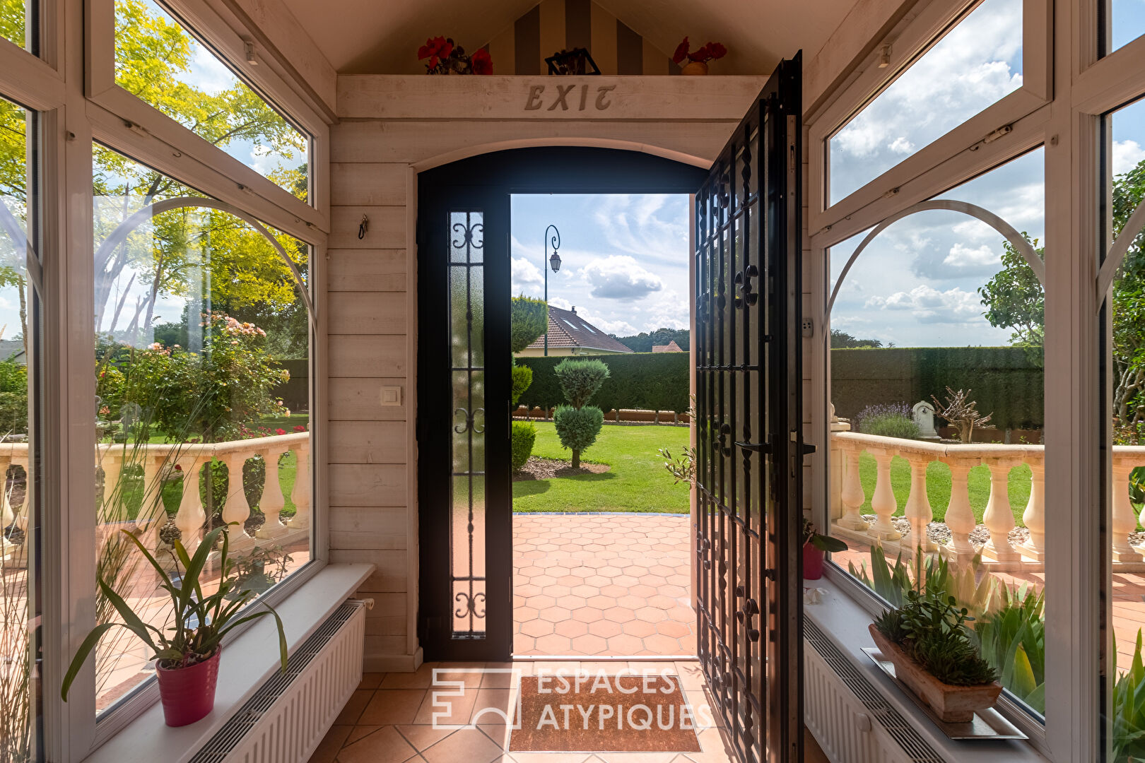 Old renovated farmhouse with indoor swimming pool and outbuilding