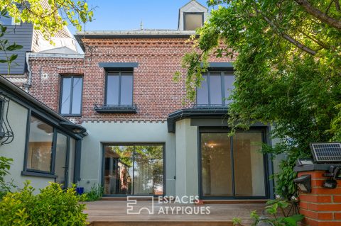 Maison rénovée avec vue sur Rouen et jardin