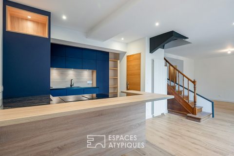 Maison rénovée avec vue sur Rouen et jardin